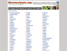 Tablet Screenshot of directorysports.com